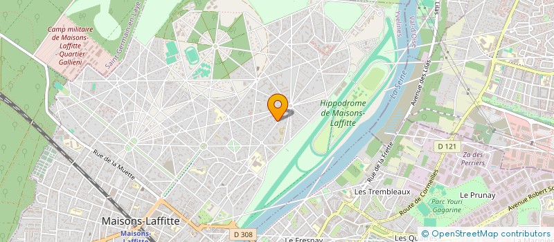 localisation de l'entreprise ALIZE  CONSEIL  MAISONS-LAFFITTE