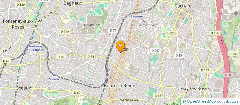 localisation de l'entreprise ALIZE CONSEIL à BOURG-LA-REINE