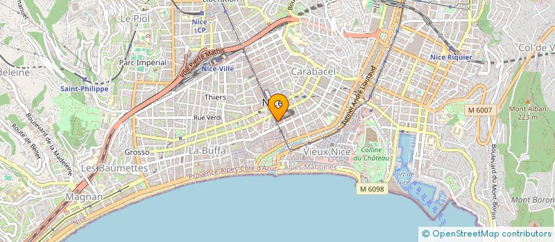 localisation de l'entreprise ALIZE DEVELOPPEMENT à NICE