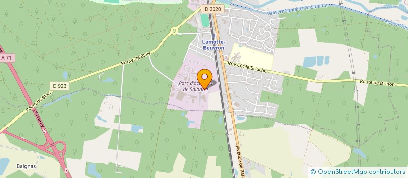 localisation de l'entreprise ALIZE EMBALLAGES à LAMOTTE BEUVRON