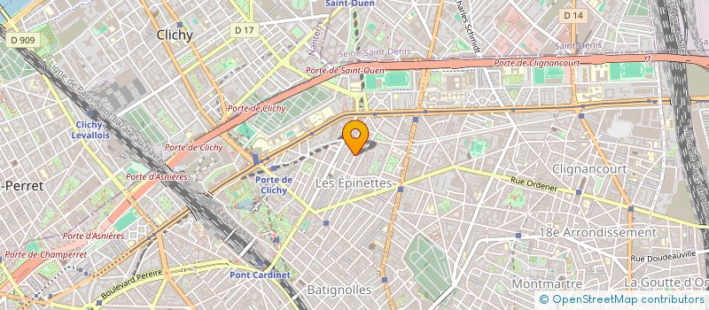 localisation de l'entreprise ALIZE ENTRETIEN SERVICES à PARIS