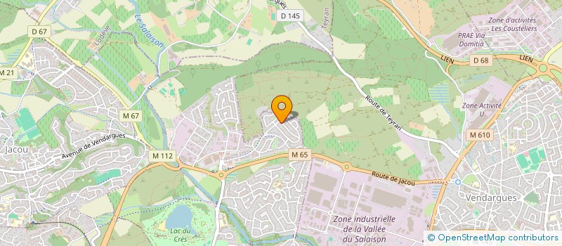 localisation de l'entreprise ALIZE ENVIRONNEMENT à LE CRES