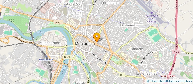 localisation de l'entreprise ALIZE EXPERT-COMPTABLE à MONTAUBAN