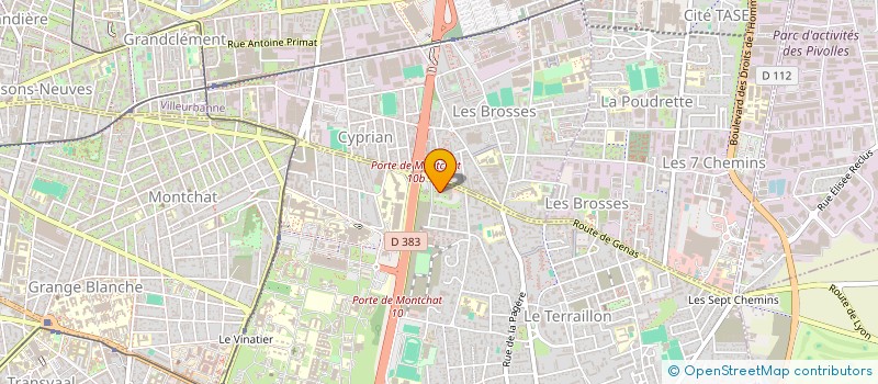 localisation de l'entreprise ALIZE IMMO  BRON