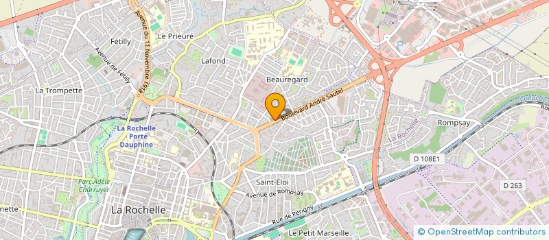 localisation de l'entreprise ALIZE IMMOBILIER  LA ROCHELLE