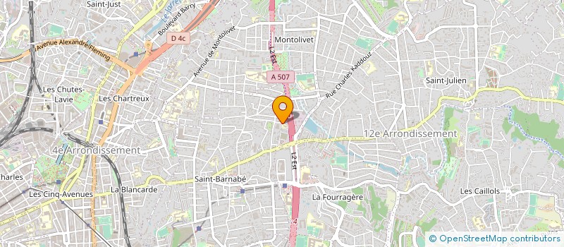 localisation de l'entreprise ALIZE IMMOBILIER à MARSEILLE