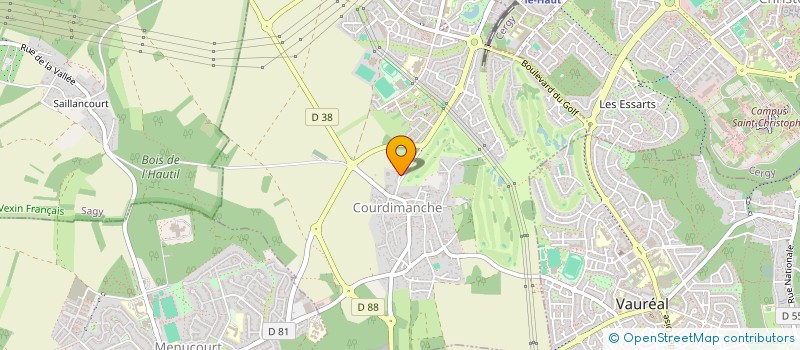 localisation de l'entreprise ALIZE INFORMATIQUE  COURDIMANCHE