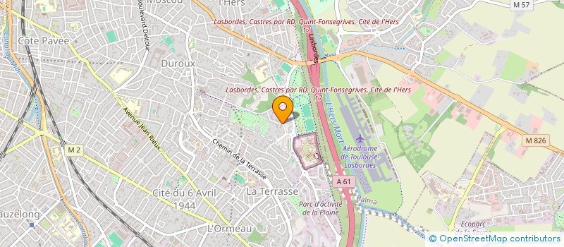 localisation de l'entreprise ALIZE KREOL à TOULOUSE