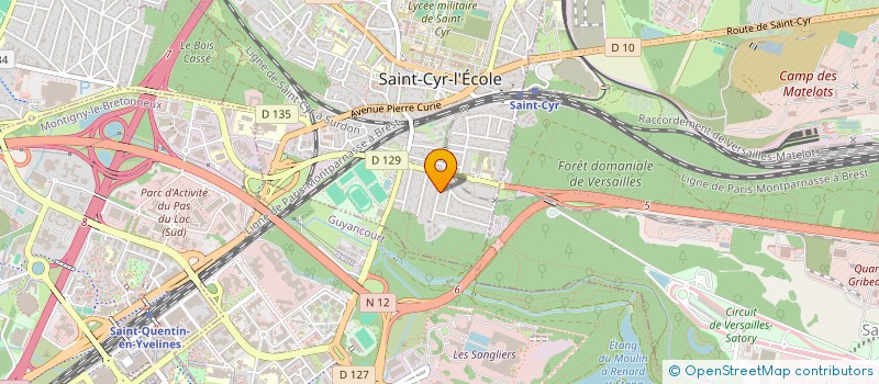 localisation de l'entreprise ALIZE'O à SAINT-CYR-L'ECOLE