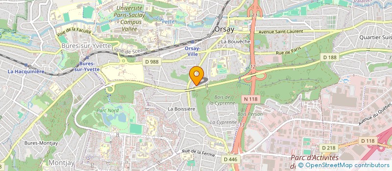 localisation de l'entreprise ALIZE PARIS 11 PHARMACIE  ORSAY