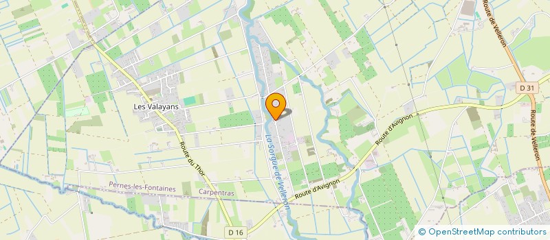 localisation de l'entreprise ALIZE RP  PERNES-LES-FONTAINES