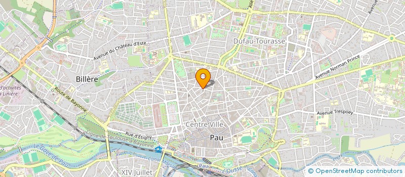 localisation de l'entreprise ALIZE SARL à PAU