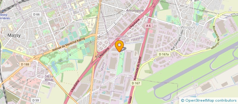 localisation de l'entreprise ALIZE-SFL à WISSOUS