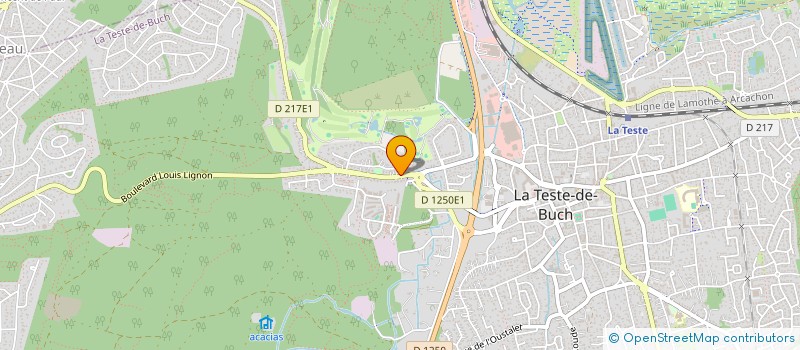 localisation de l'entreprise ALIZEA  LA TESTE-DE-BUCH