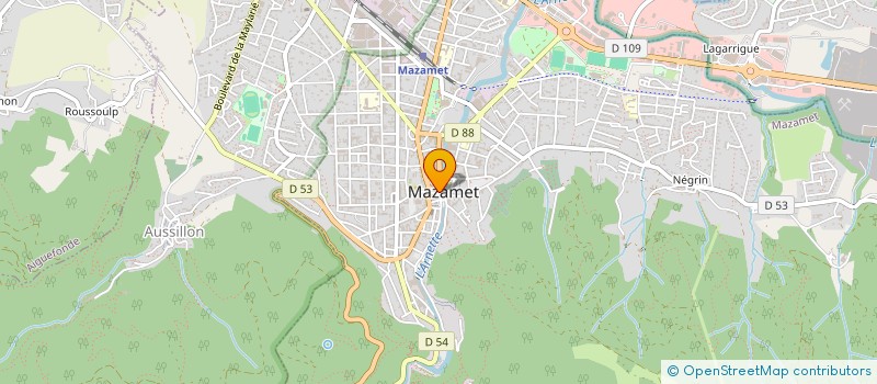 localisation de l'entreprise ALIZEA  MAZAMET