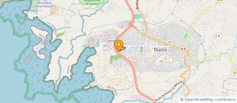 localisation de l'entreprise ALIZEA CONCEPT à DUCOS
