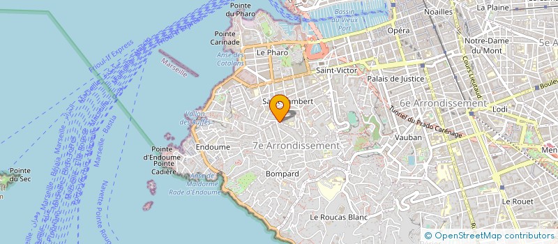 localisation de l'entreprise ALIZEE à MARSEILLE