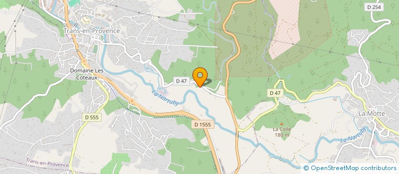 localisation de l'entreprise ALIZEE à TRANS-EN-PROVENCE
