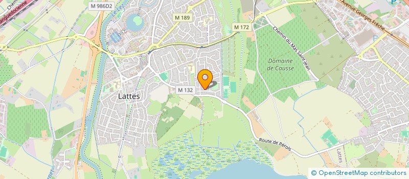 localisation de l'entreprise ALIZEE à LATTES