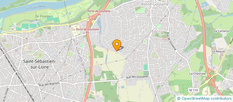 localisation de l'entreprise ALIZEE  BASSE-GOULAINE