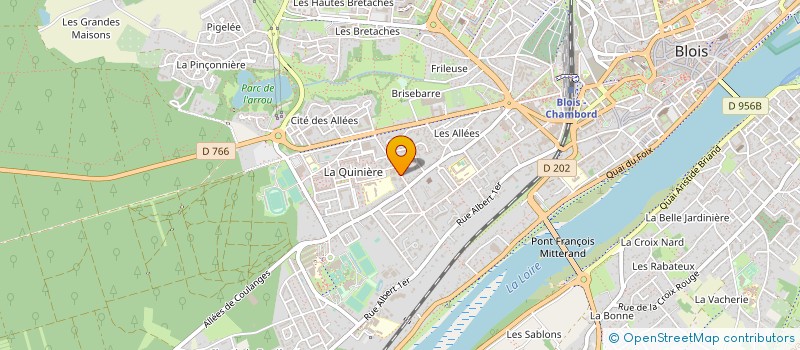 localisation de l'entreprise ALIZEE  BLOIS