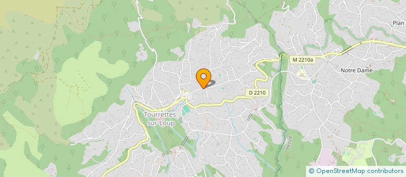localisation de l'entreprise ALIZEE à TOURRETTES-SUR-LOUP
