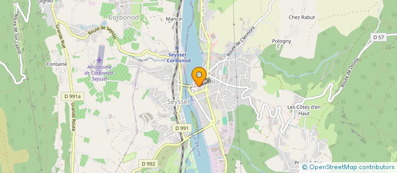 localisation de l'entreprise ALIZEE  SEYSSEL