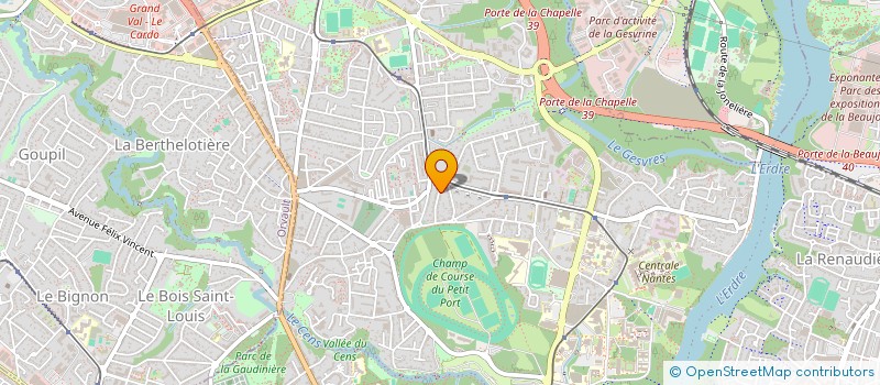 localisation de l'entreprise ALIZEE à NANTES
