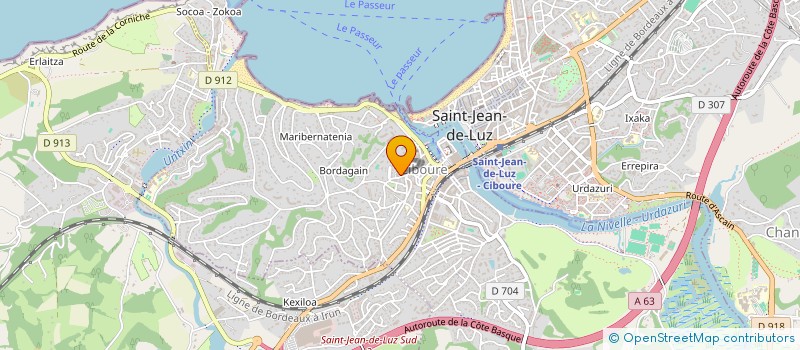 localisation de l'entreprise ALIZEE  CIBOURE