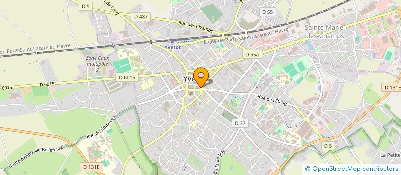 localisation de l'entreprise ALIZEE  YVETOT