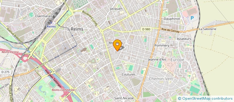 localisation de l'entreprise ALIZEE  REIMS