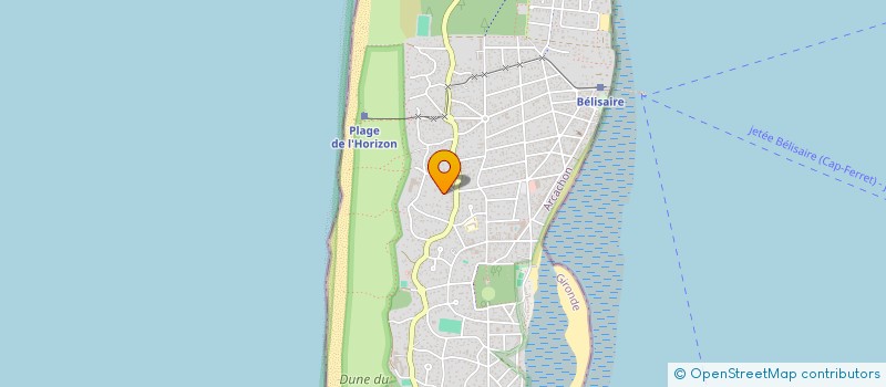 localisation de l'entreprise ALIZEE  LEGE-CAP-FERRET