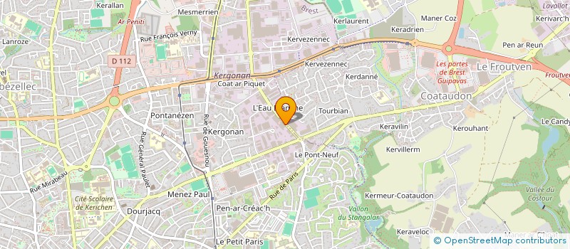 localisation de l'entreprise ALIZEE ACCASTILLAGE à BREST
