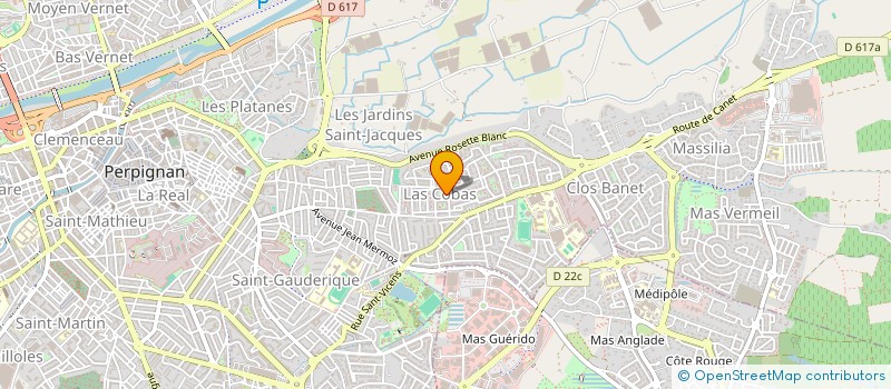 localisation de l'entreprise ALIZEE CATALANE  PERPIGNAN