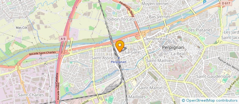 localisation de l'entreprise ALIZEE CONSTRUCTION  PERPIGNAN