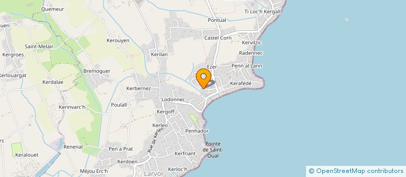 localisation de l'entreprise ALIZEE MOULIN BLANC  LOCTUDY