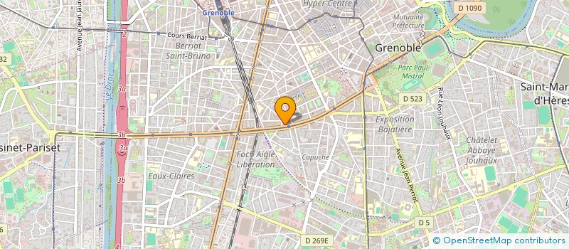 localisation de l'entreprise ALIZEE OPTIQUE à GRENOBLE