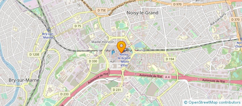 localisation de l'entreprise ALIZEE PRODUCTION à NOISY-LE-GRAND