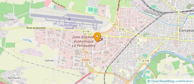 localisation de l'entreprise ALIZEE SOFT  CARCASSONNE