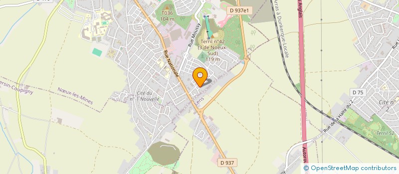 localisation de l'entreprise ALIZEES CARNAVAL SHOW AVEC SECTION CH'TITES MENEUSES  NUX-LES-MINES