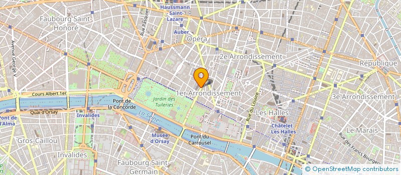 localisation de l'entreprise ALIZEI à PARIS