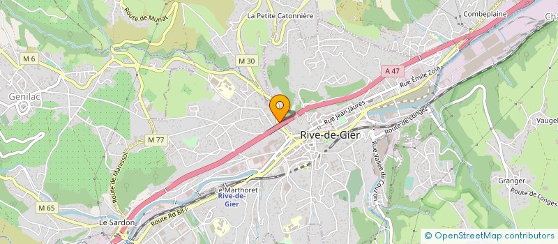 localisation de l'entreprise ALIZEN ENERGIE DURABLE  SAINTE-CROIX-EN-JAREZ