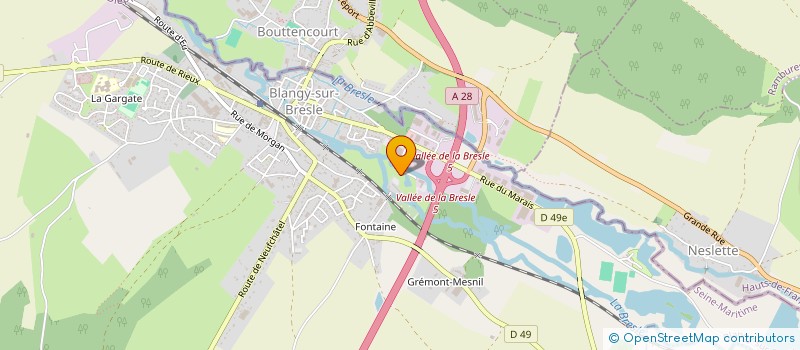 localisation de l'entreprise ALIZEO  BLANGY-SUR-BRESLE