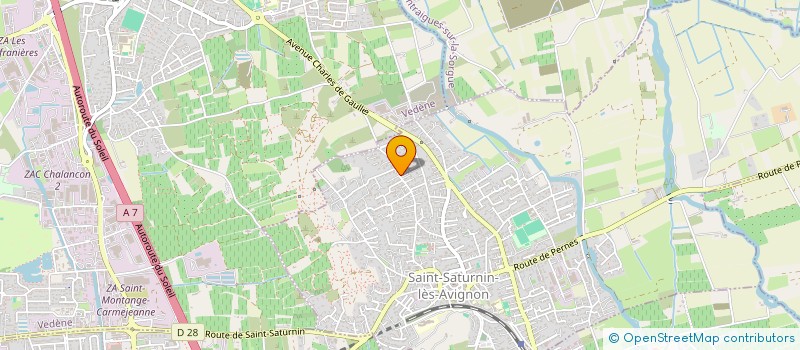 localisation de l'entreprise ALIZEO IMMO  SAINT-SATURNIN-LES-AVIGNON