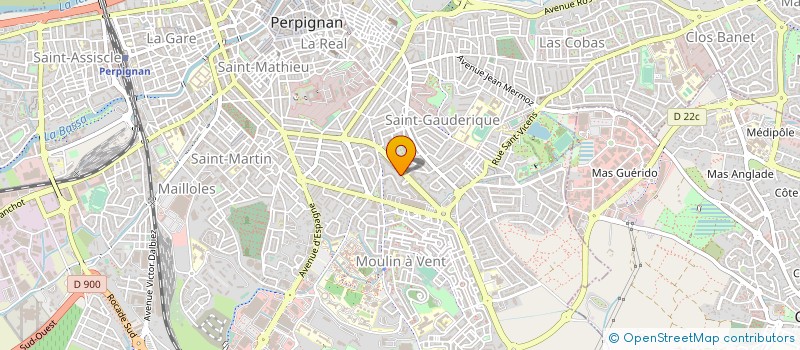 localisation de l'entreprise ALIZEO ROUSSILLON  PERPIGNAN