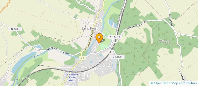 localisation de l'entreprise ALIZES à SAINT-PREST