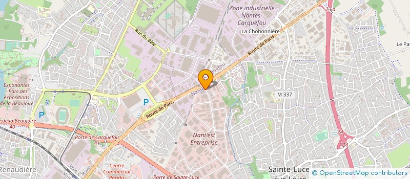 localisation de l'entreprise ALIZES à NANTES