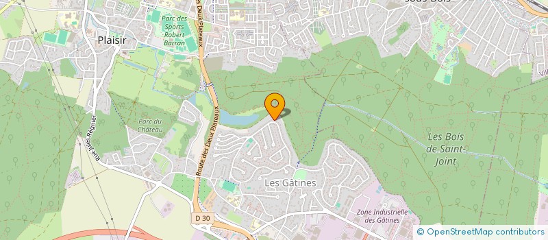 localisation de l'entreprise ALIZES  PLAISIR