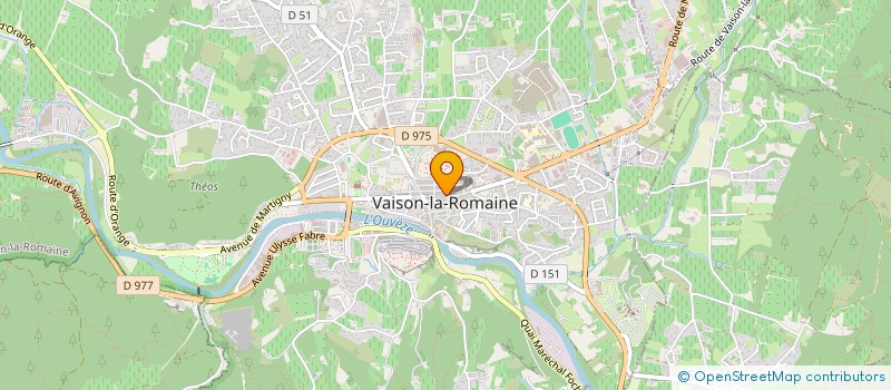 localisation de l'entreprise ALIZES  VAISON-LA-ROMAINE