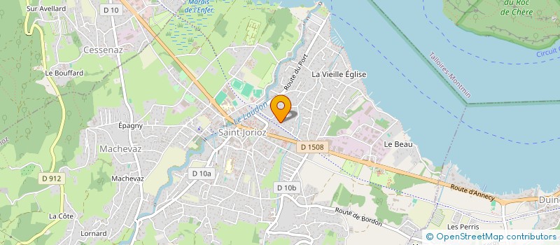 localisation de l'entreprise ALIZES  SAINT-JORIOZ